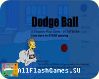 Flash игра Simpsons - Dodge ball