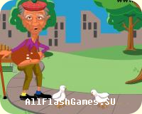 Flash игра Гольф птицами