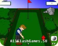 Flash игра Putt putt - флеш гольф